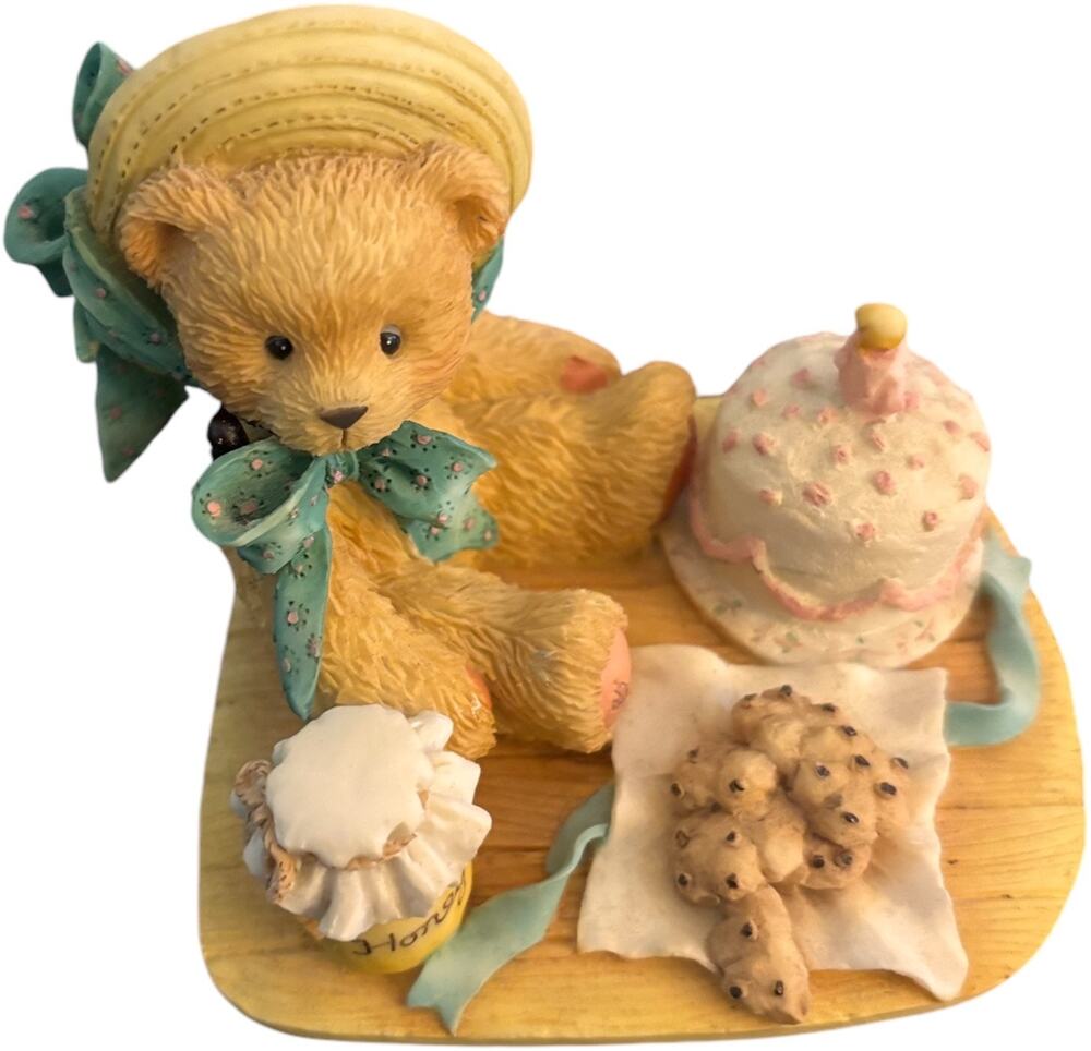 Enesco 1991 Cherished Teddies: Anna Hooray for You - NR 950459